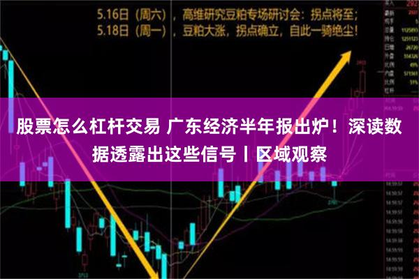 股票怎么杠杆交易 广东经济半年报出炉！深读数据透露出这些信号丨区域观察